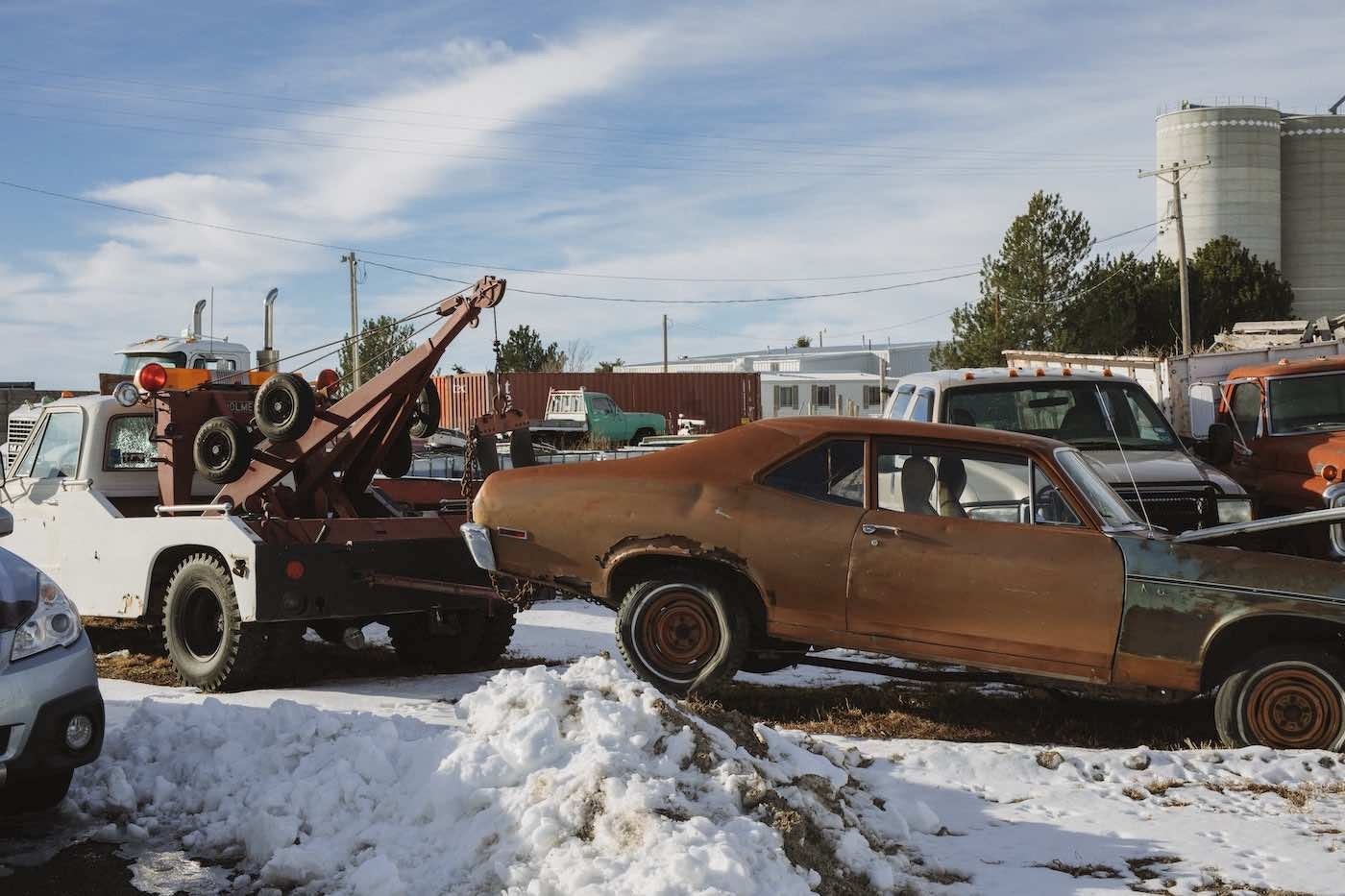Winnipeg-Towing-scrap metal towing